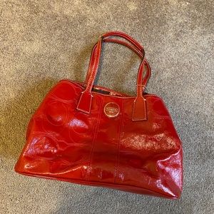 Coach purse red